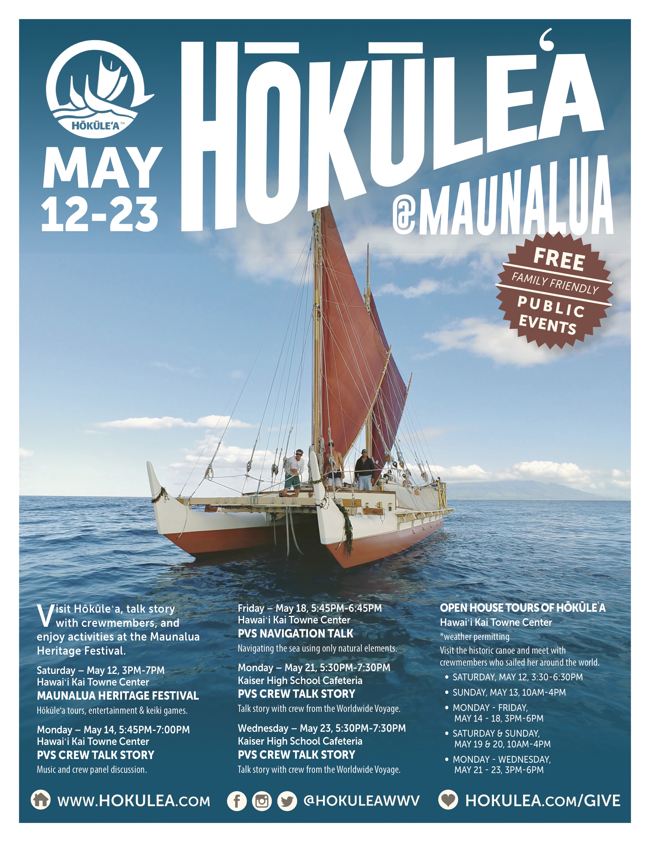 Maunalua Heritage Festival 2018 – PVS Outreach Poster – 8.5×11